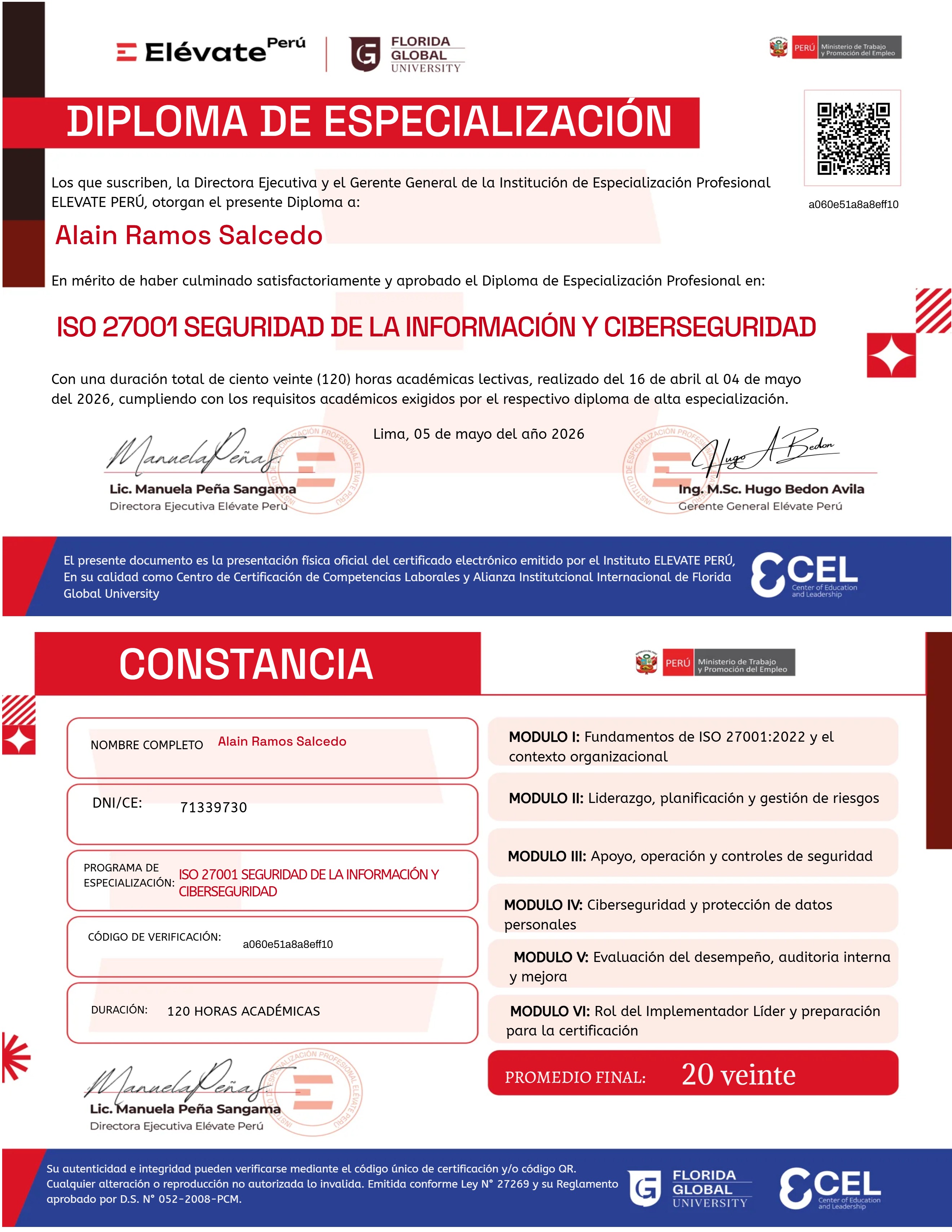 ISO 27001 SEGURIDAD DE LA INFORMACIÓN Y CIBERSEGURIDAD 2.0