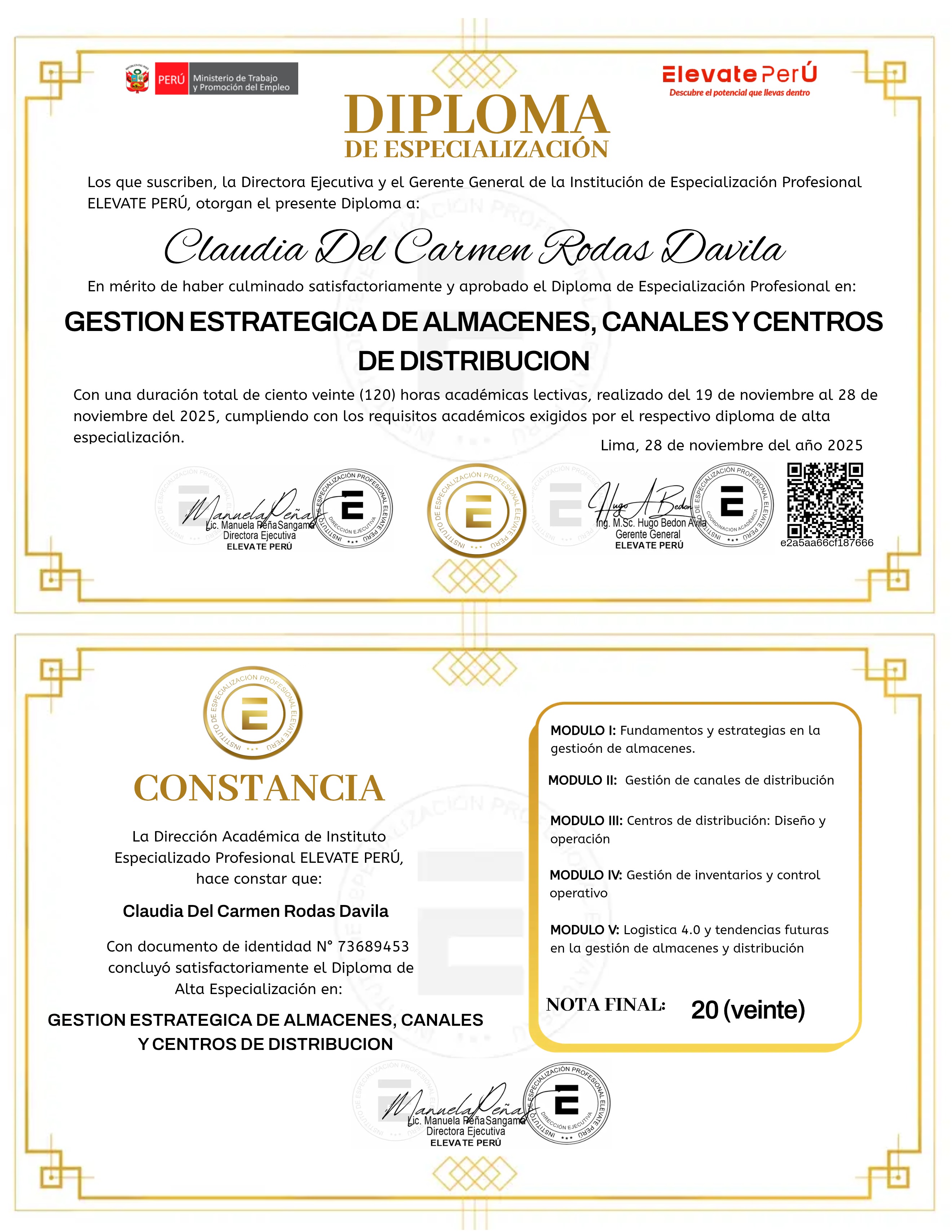 GESTION ESTRATEGICA DE ALMACENES, CANALES Y CENTROS DE DISTRIBUCION 2.0