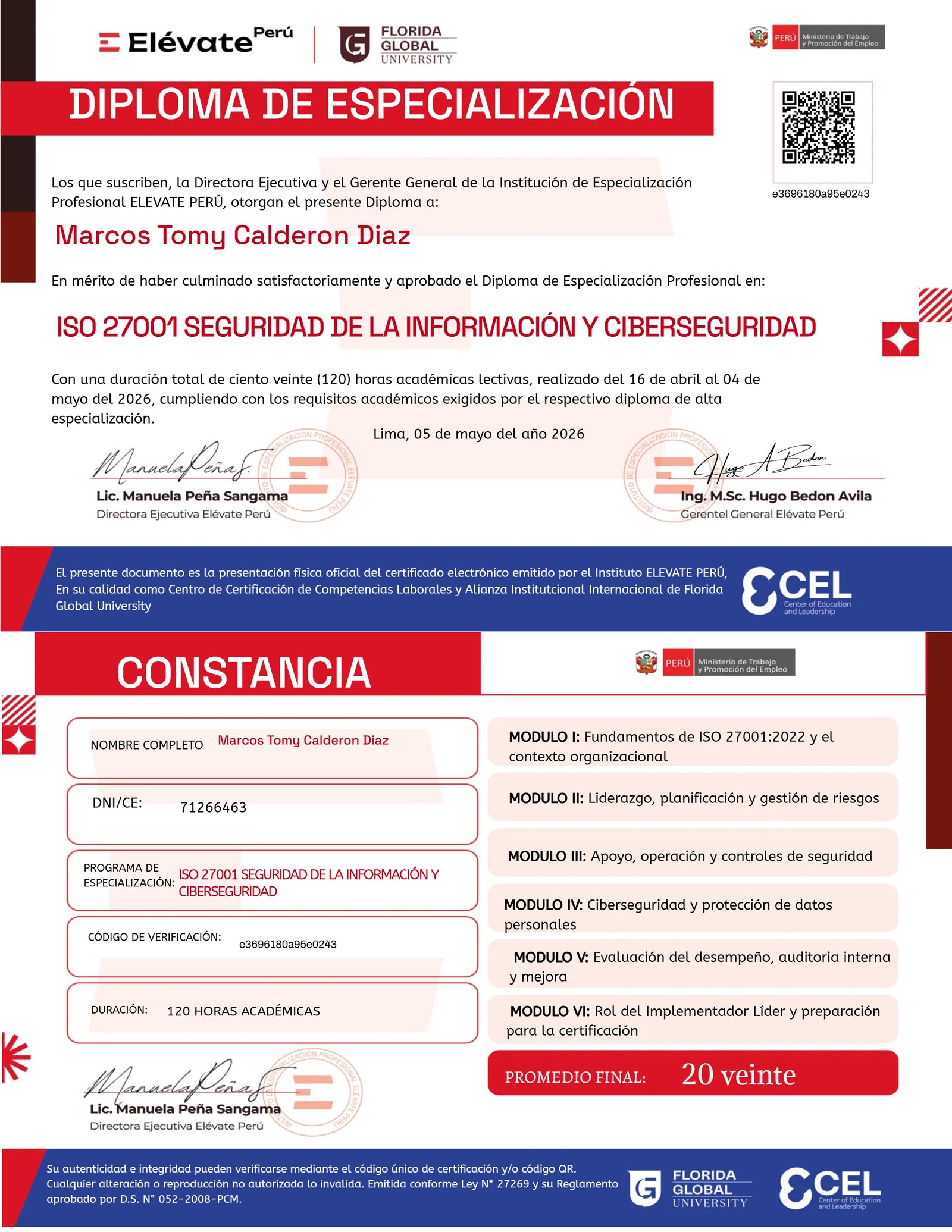 ISO 27001 SEGURIDAD DE LA INFORMACIÓN Y CIBERSEGURIDAD 2.0