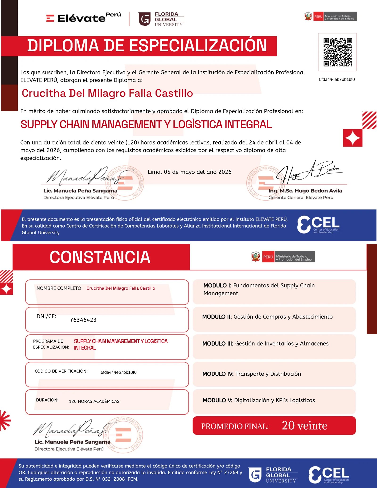 SUPPLY CHAIN MANAGEMENT Y LOGISTICA INTEGRAL