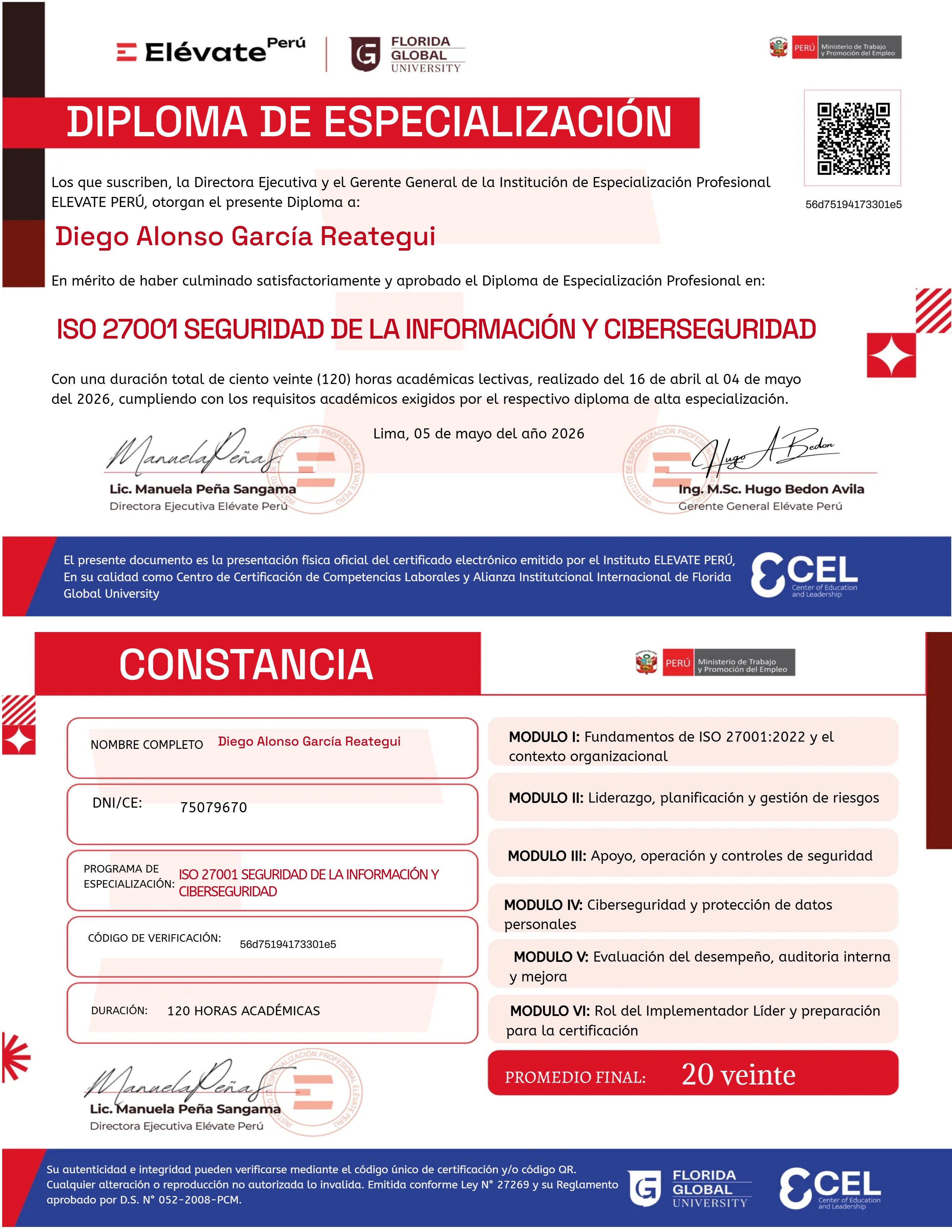 ISO 27001 SEGURIDAD DE LA INFORMACIÓN Y CIBERSEGURIDAD 2.0